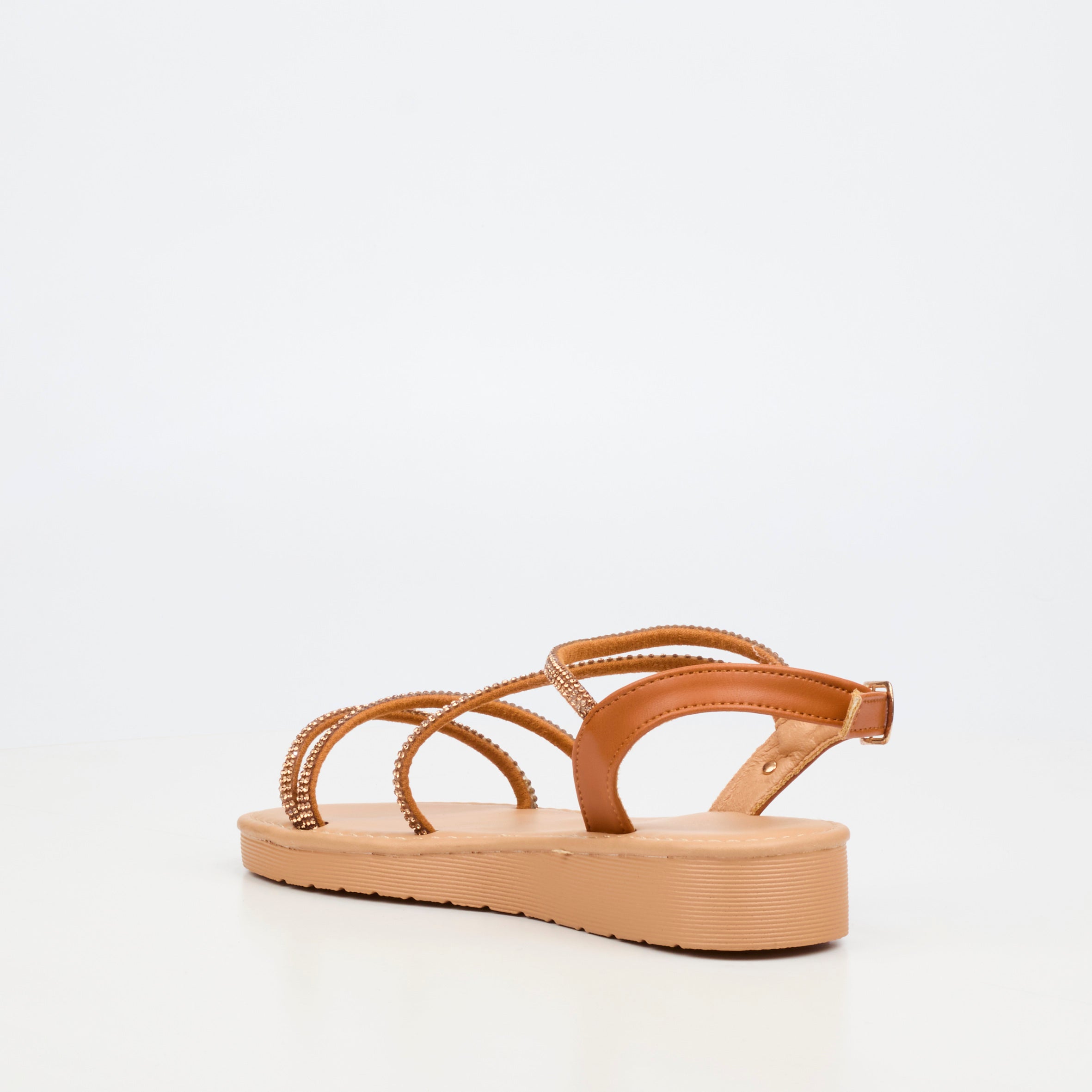 Flutterby Luna 1 Wedge - Tan (Youth)