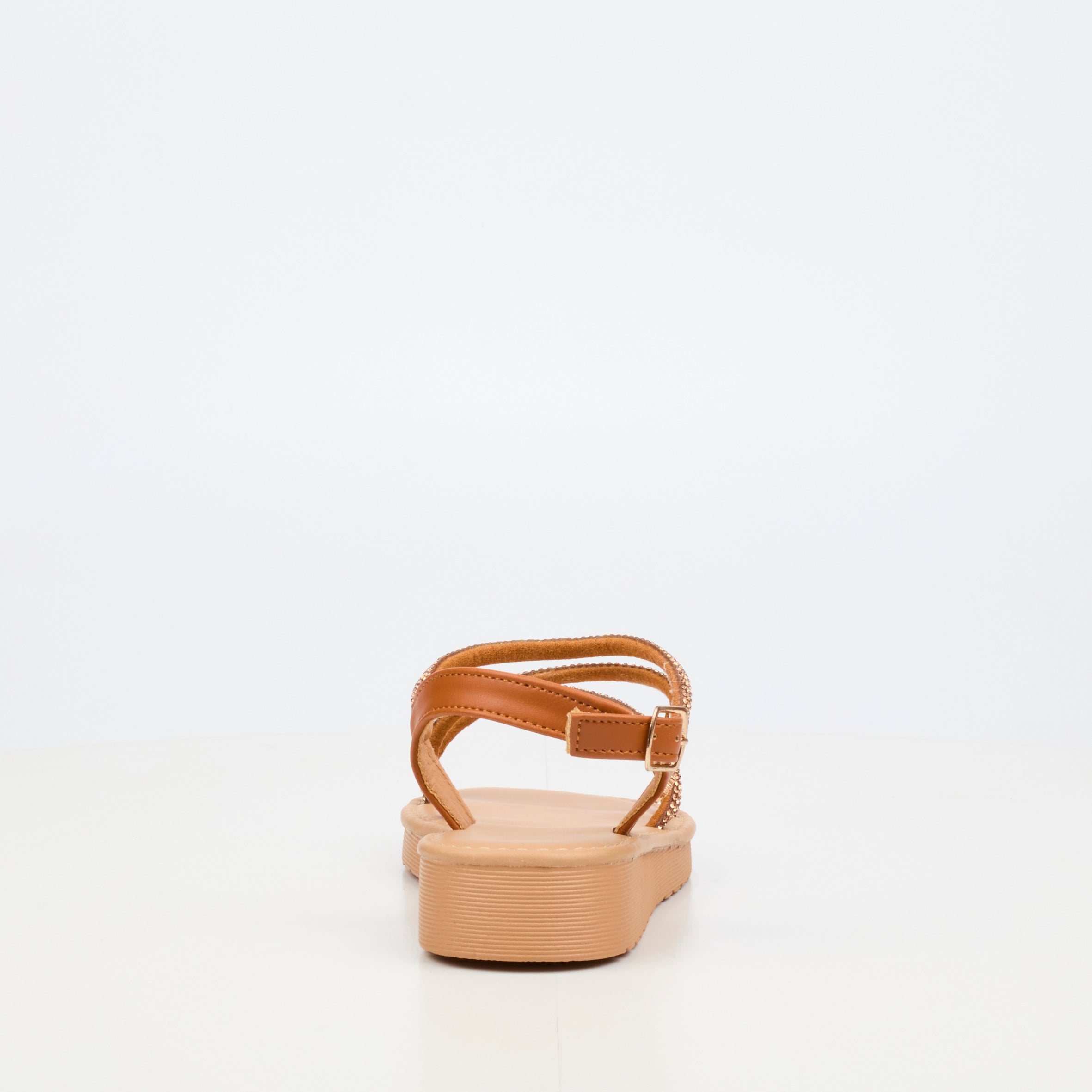 Flutterby Luna 1 Wedge - Tan (Youth)
