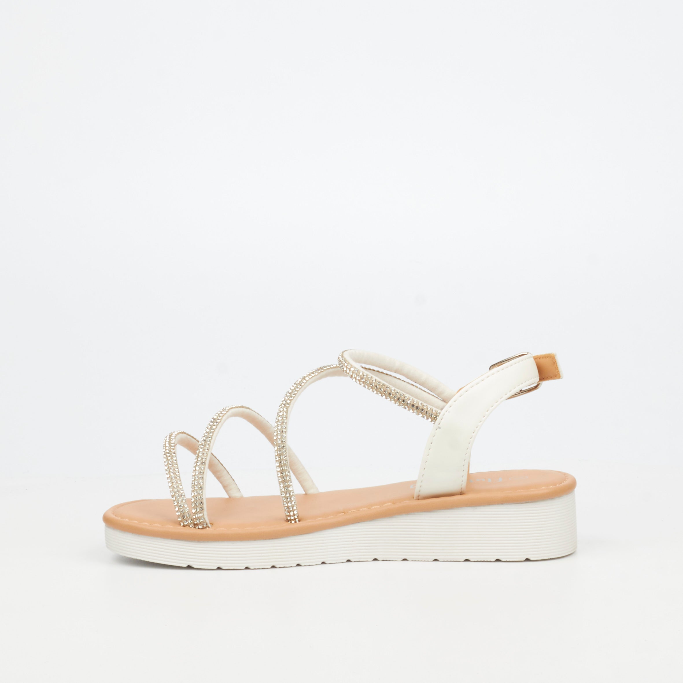 Flutterby Luna 1 Wedge - White (Youth)