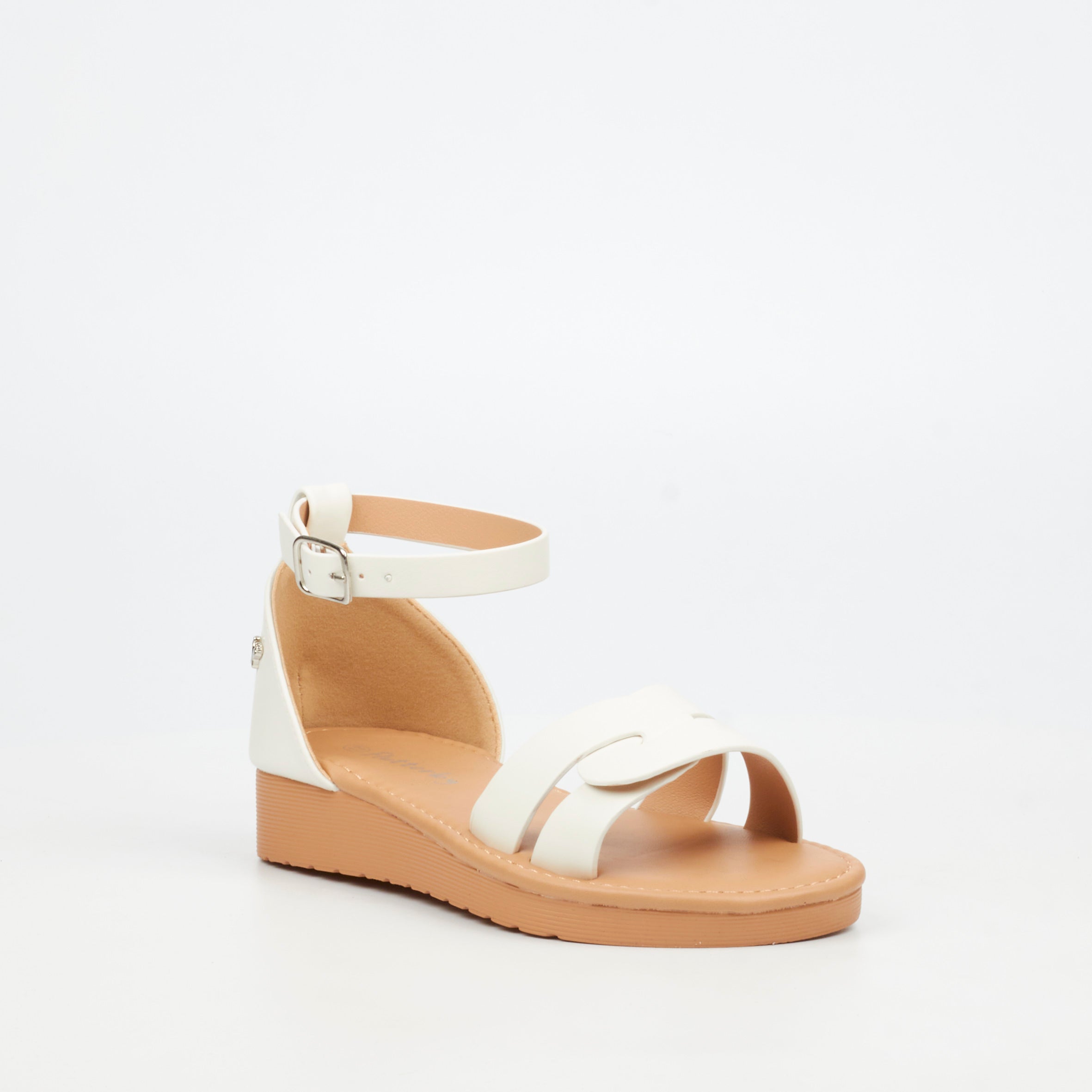 Flutterby Luna 2 Wedge - White (Youth)
