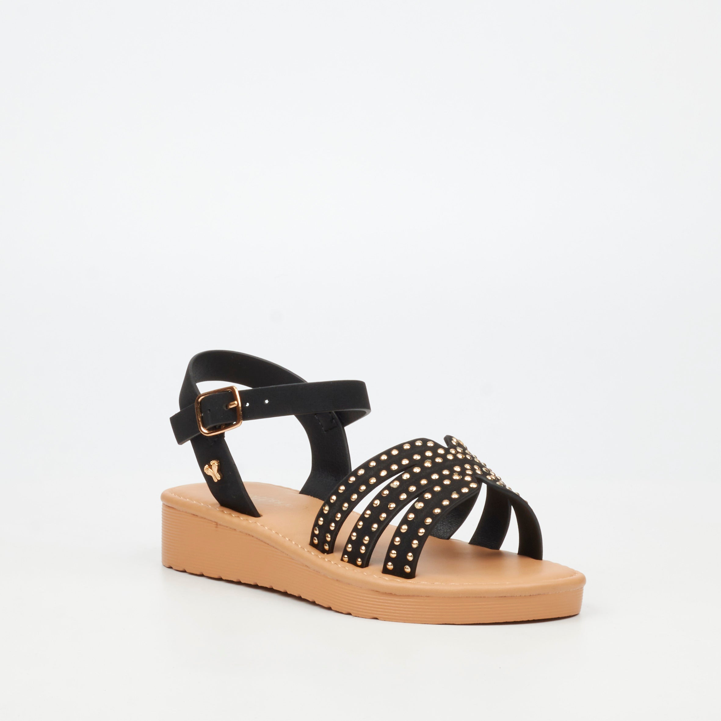 Flutterby Luna 3 Wedge - Black (Youth)