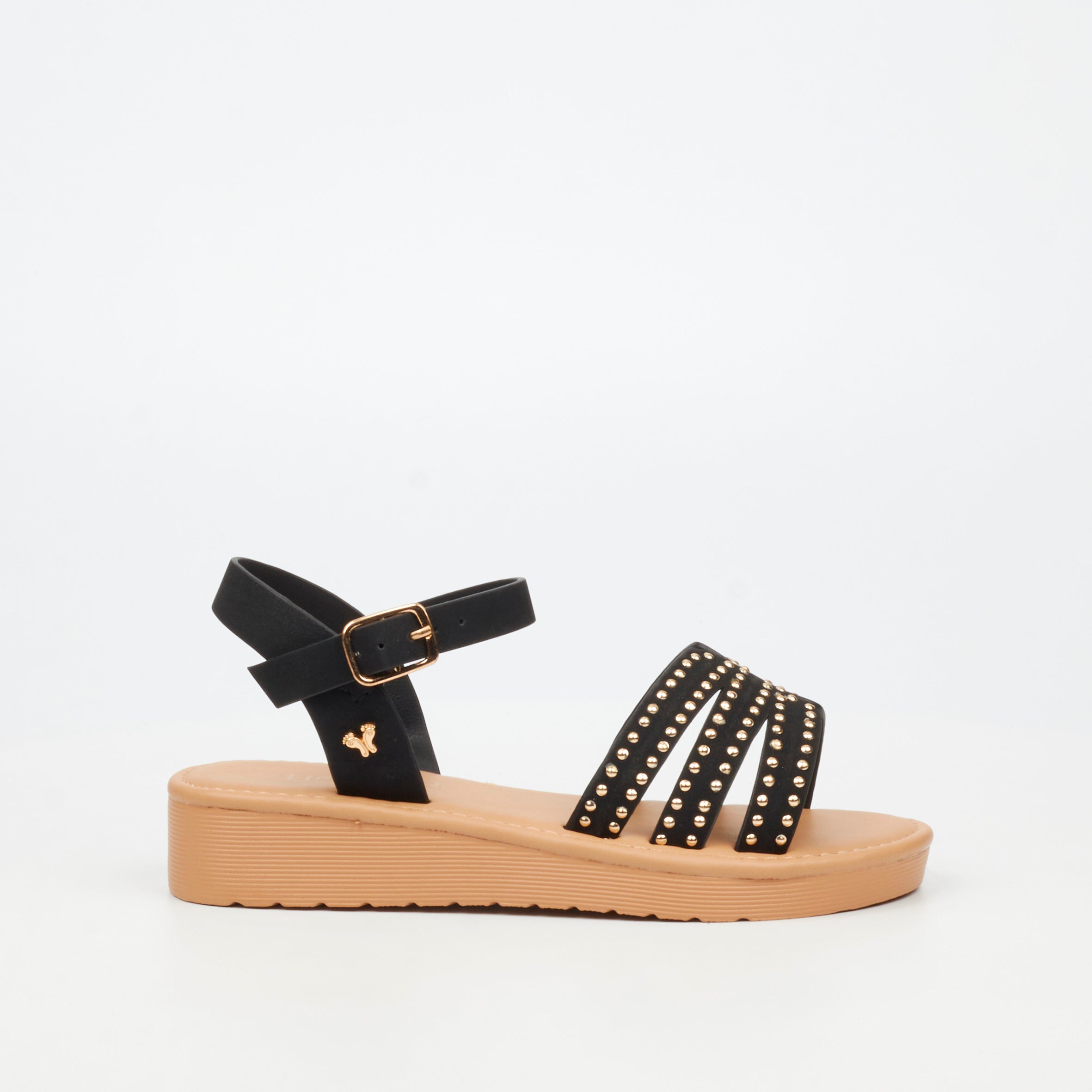 Flutterby Luna 3 Wedge - Black (Youth)