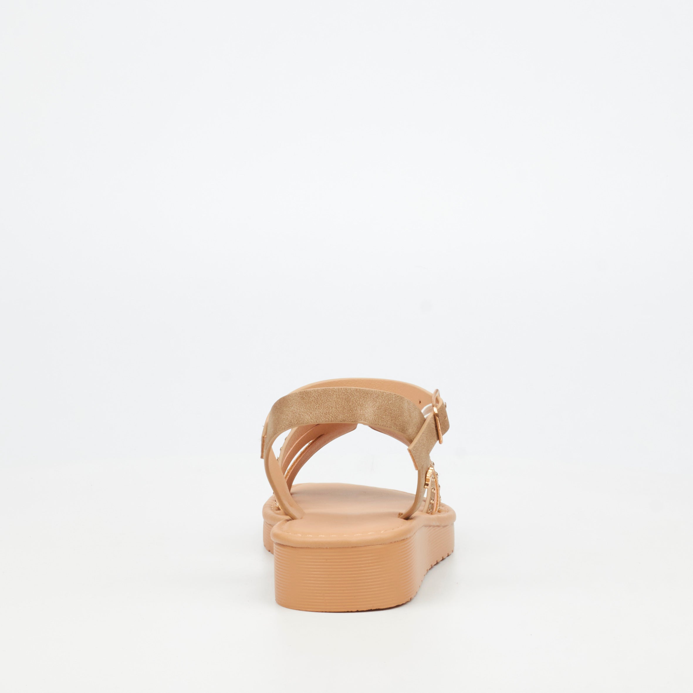 Flutterby Luna 3 Wedge - Taupe (Youth)