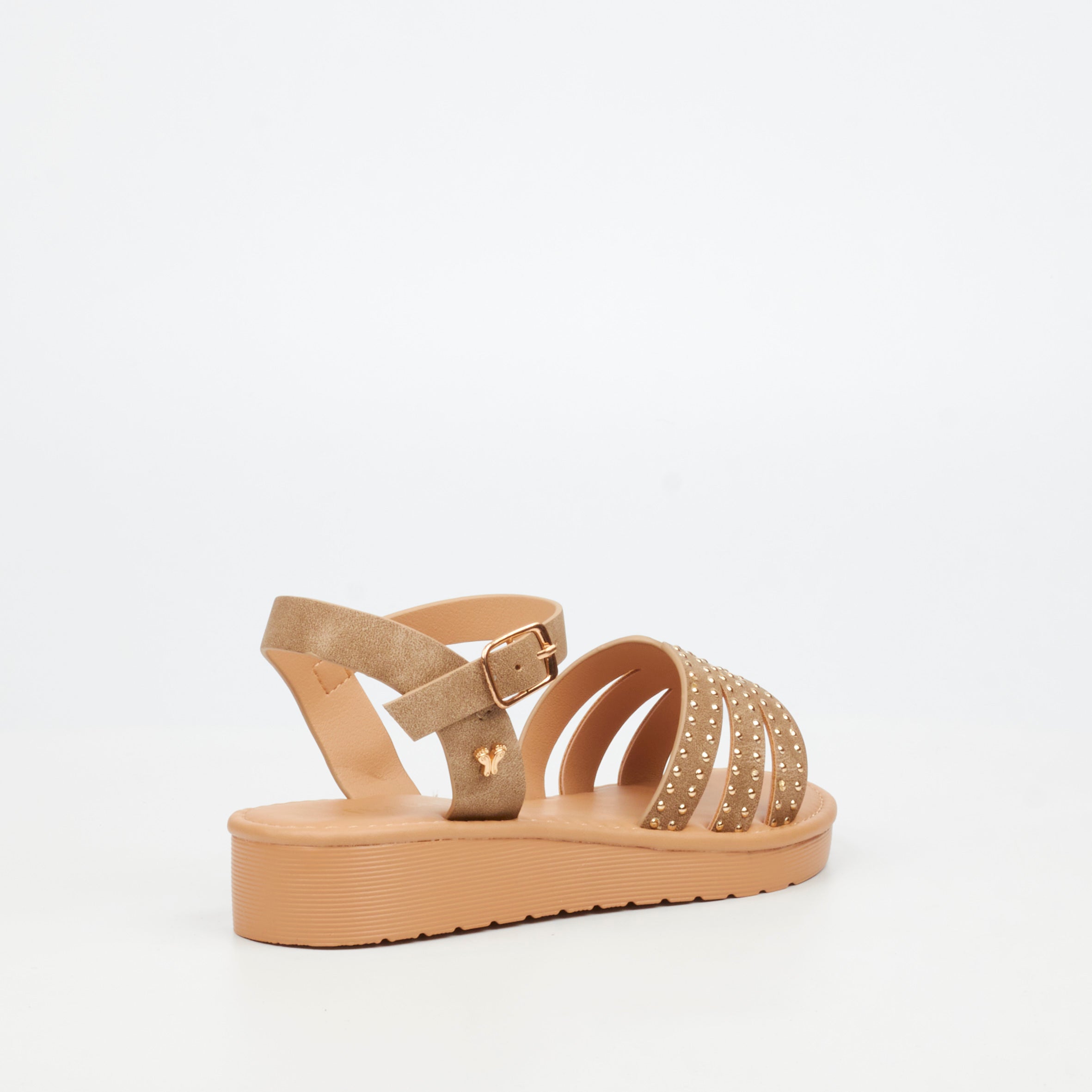 Flutterby Luna 3 Wedge - Taupe (Youth)