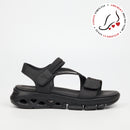 Heart & Sole Lune 1 Sandal - Black footwear Heart & Sole