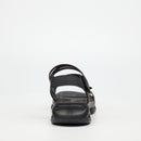 Heart & Sole Lune 1 Sandal - Black footwear Heart & Sole