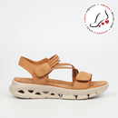 Heart & Sole Lune 1 Sandal - camel footwear Heart & Sole