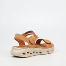 Heart & Sole Lune 1 Sandal - camel footwear Heart & Sole