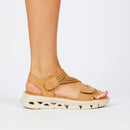 Heart & Sole Lune 1 Sandal - camel footwear Heart & Sole