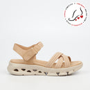 Heart & Sole Lune 2 Sandal - Beige footwear Heart & Sole
