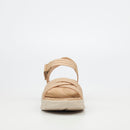 Heart & Sole Lune 2 Sandal - Beige footwear Heart & Sole