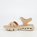 Heart & Sole Lune 2 Sandal - Beige footwear Heart & Sole