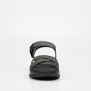 Heart & Sole Lune 2 Sandal - Black footwear Heart & Sole