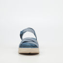 Heart & Sole Lune 2 Sandal - Blue footwear Heart & Sole
