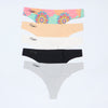 Miss Black Mystery Lush Thong 5 Pack - Multi underwear Miss Black