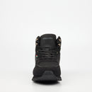 Mazerata Luther 1 Faux Nubuck / Lycra Sneaker - Black footwear Mazerata