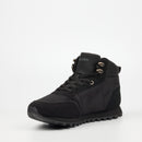 Mazerata Luther 1 Faux Nubuck / Lycra Sneaker - Black footwear Mazerata