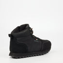 Mazerata Luther 1 Faux Nubuck / Lycra Sneaker - Black footwear Mazerata
