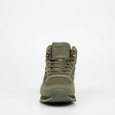 Mazerata Luther 1 Faux Nubuck / Lycra Sneaker - Olive footwear Mazerata