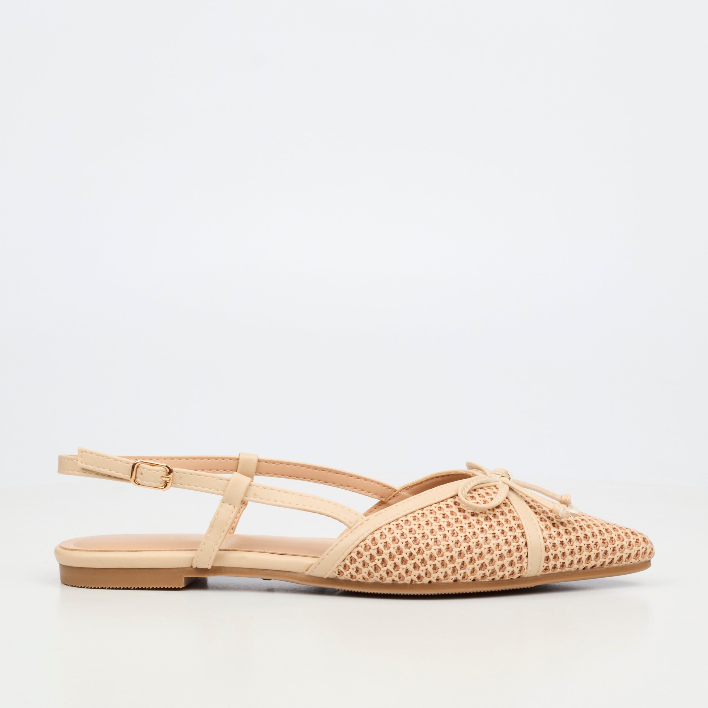 Butterfly Feet Lyell 1 Pump - Beige footwear Butterfly Feet