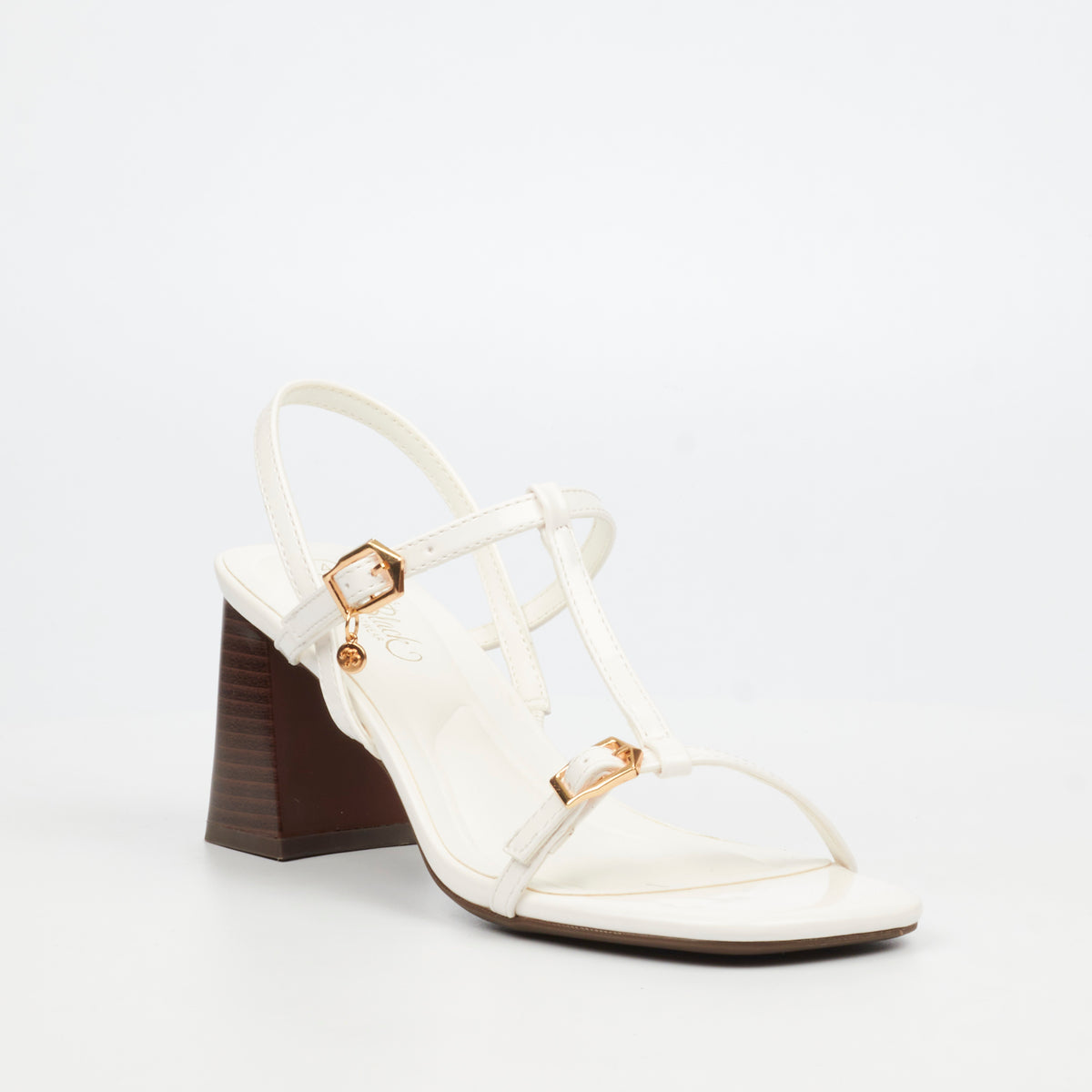 Miss Black Lyra 1 Heel - White