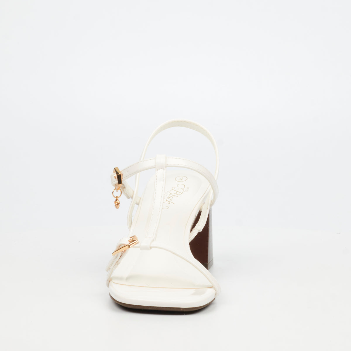 Miss Black Lyra 1 Heel - White