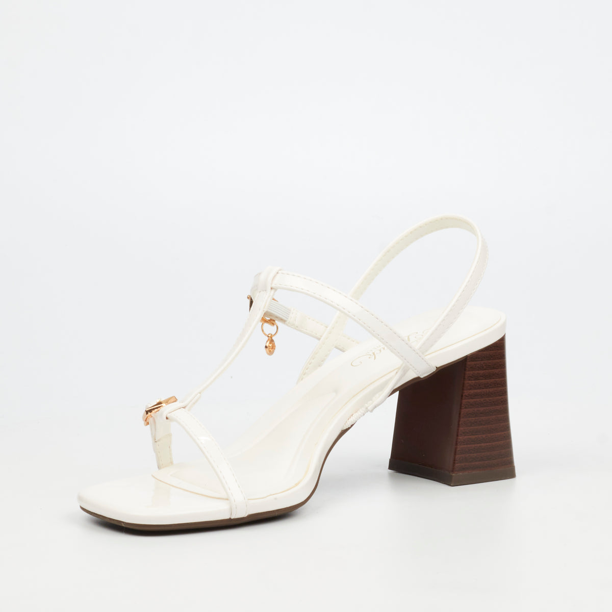 Miss Black Lyra 1 Heel - White