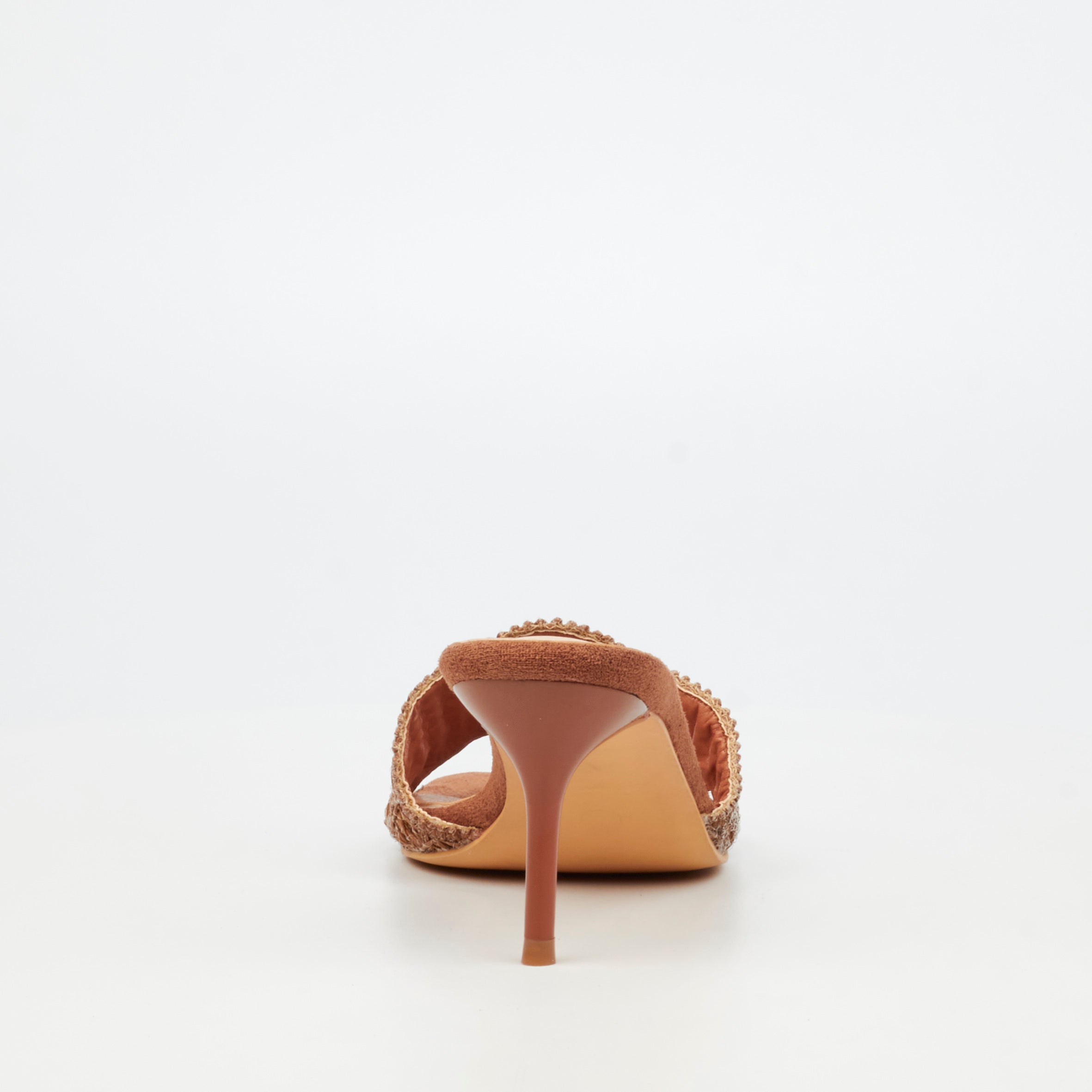 Miss Black Macrame 1 Heel - Tan