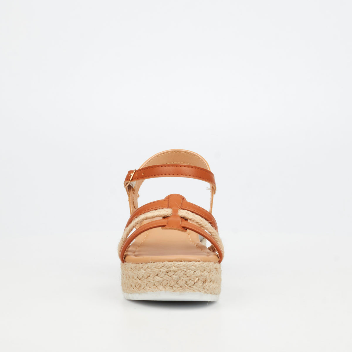 Flutterby Maggie 2 Low Wedges - Tan (Youth)