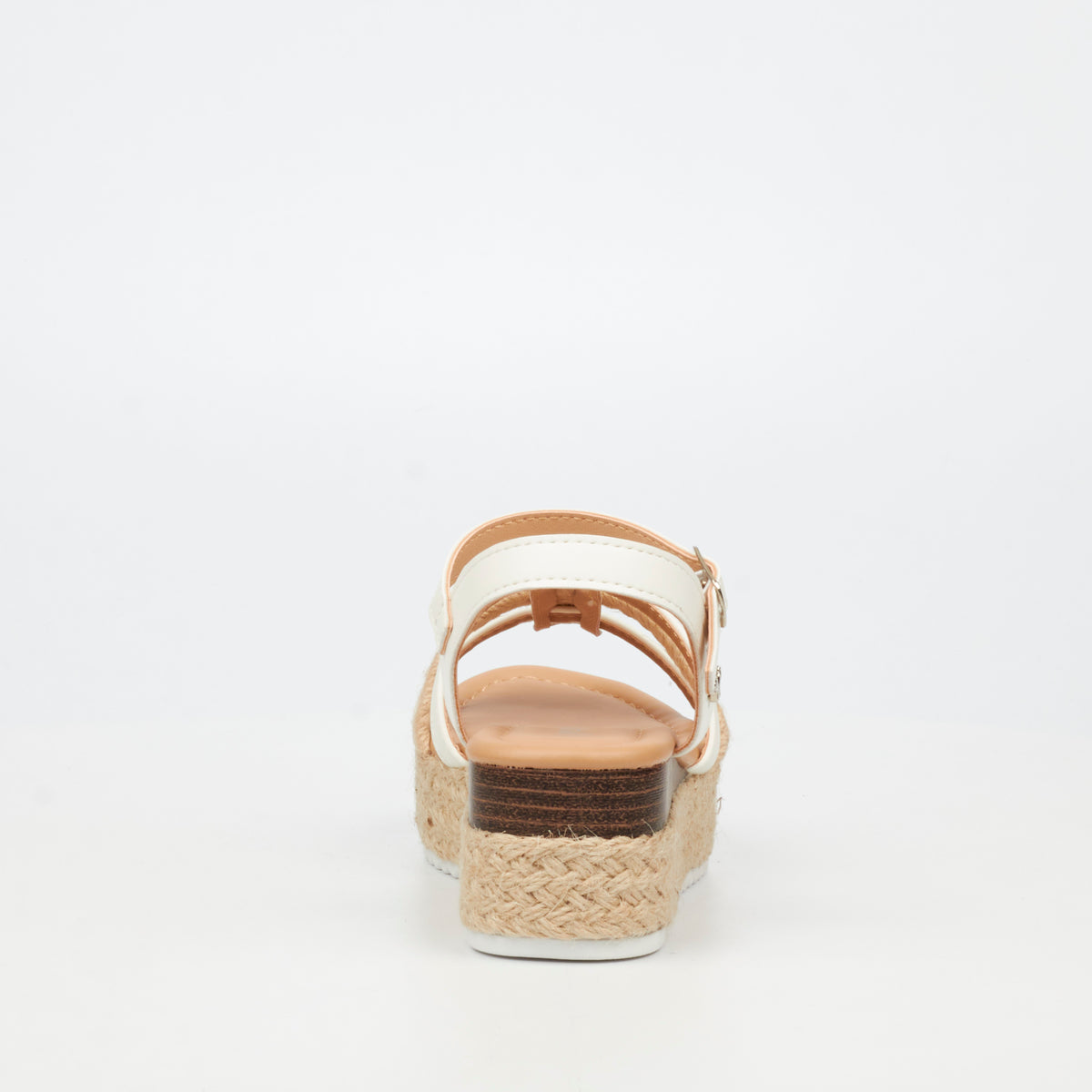 Flutterby Maggie 2 Low Wedge - White (Youth)