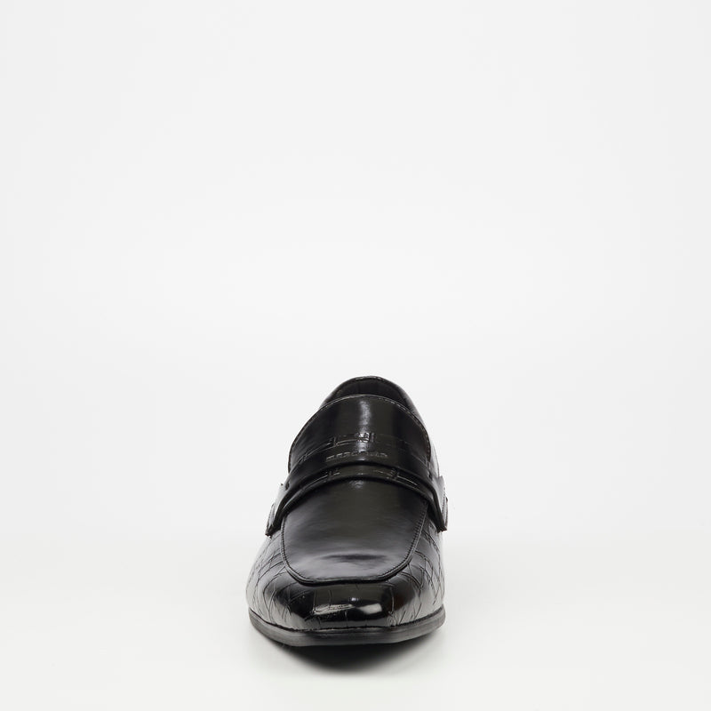 Mazerata Magio 102 Faux Leather / Print Formal - Black footwear Mazerata   
