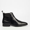 Mazerata Magio 104 Faux Leather Boot - Black footwear Mazerata
