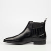 Mazerata Magio 104 Faux Leather Boot - Black footwear Mazerata