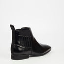 Mazerata Magio 104 Faux Leather Boot - Black footwear Mazerata