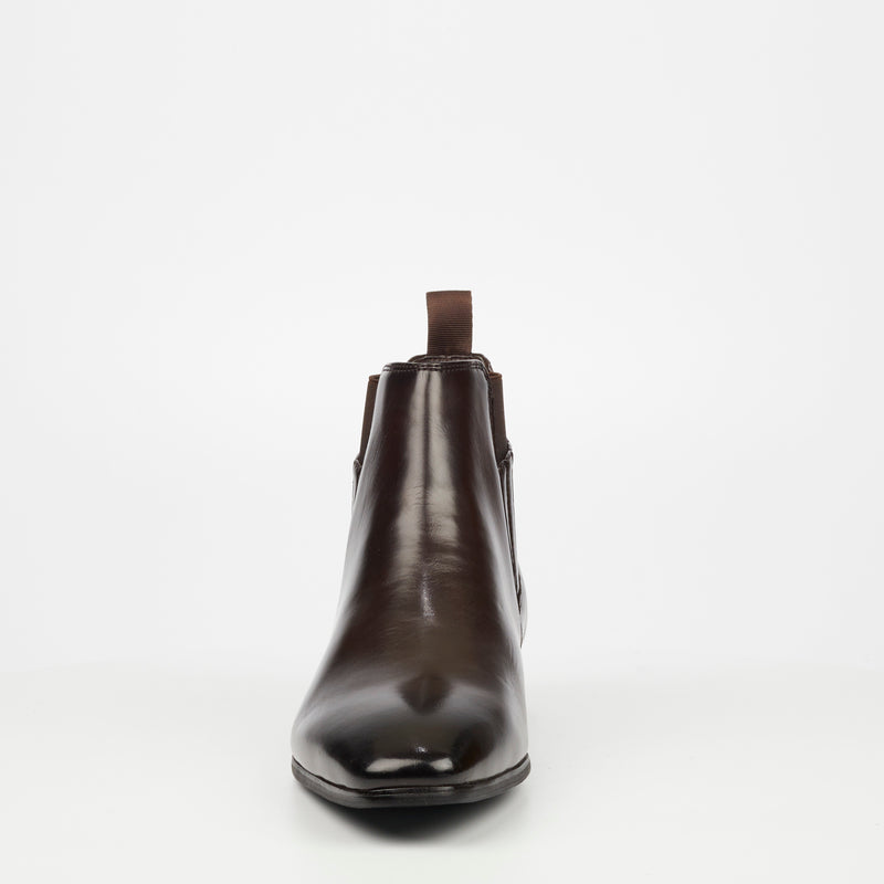 Mazerata Magio 104 Faux Leather Boot - Chocolate footwear Mazerata   