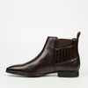 Mazerata Magio 104 Faux Leather Boot - Chocolate footwear Mazerata