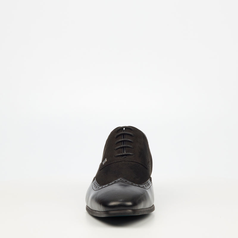 Mazerata Magio 48 Faux Leather / Faux Suede Formal - Black footwear Mazerata   