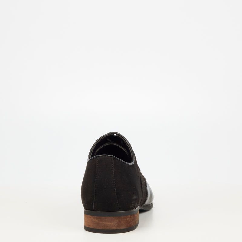 Mazerata Magio 48 Faux Leather / Faux Suede Formal - Black footwear Mazerata   
