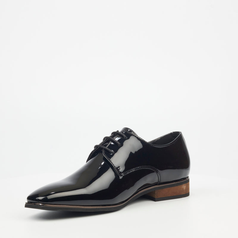 Mazerata Magio 97 Faux Patent Formal - Black footwear Mazerata   