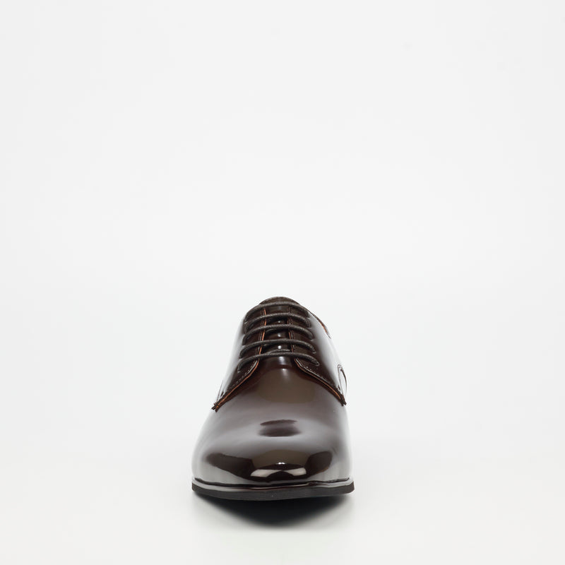 Mazerata Magio 97 Faux Patent Formal - Chocolate footwear Mazerata