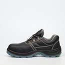 Grittgear Magnesite S1 Genuine Leather Safety Shoe - Black safety Grittgear