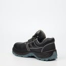 Grittgear Magnesite S1 Genuine Leather Safety Shoe - Black safety Grittgear