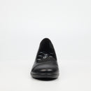 Butterfly Classics Maleficient 1 Faux Leather Low Wedge - Black footwear Butterfly Classics