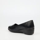 Butterfly Classics Maleficient 1 Faux Leather Low Wedge - Black footwear Butterfly Classics