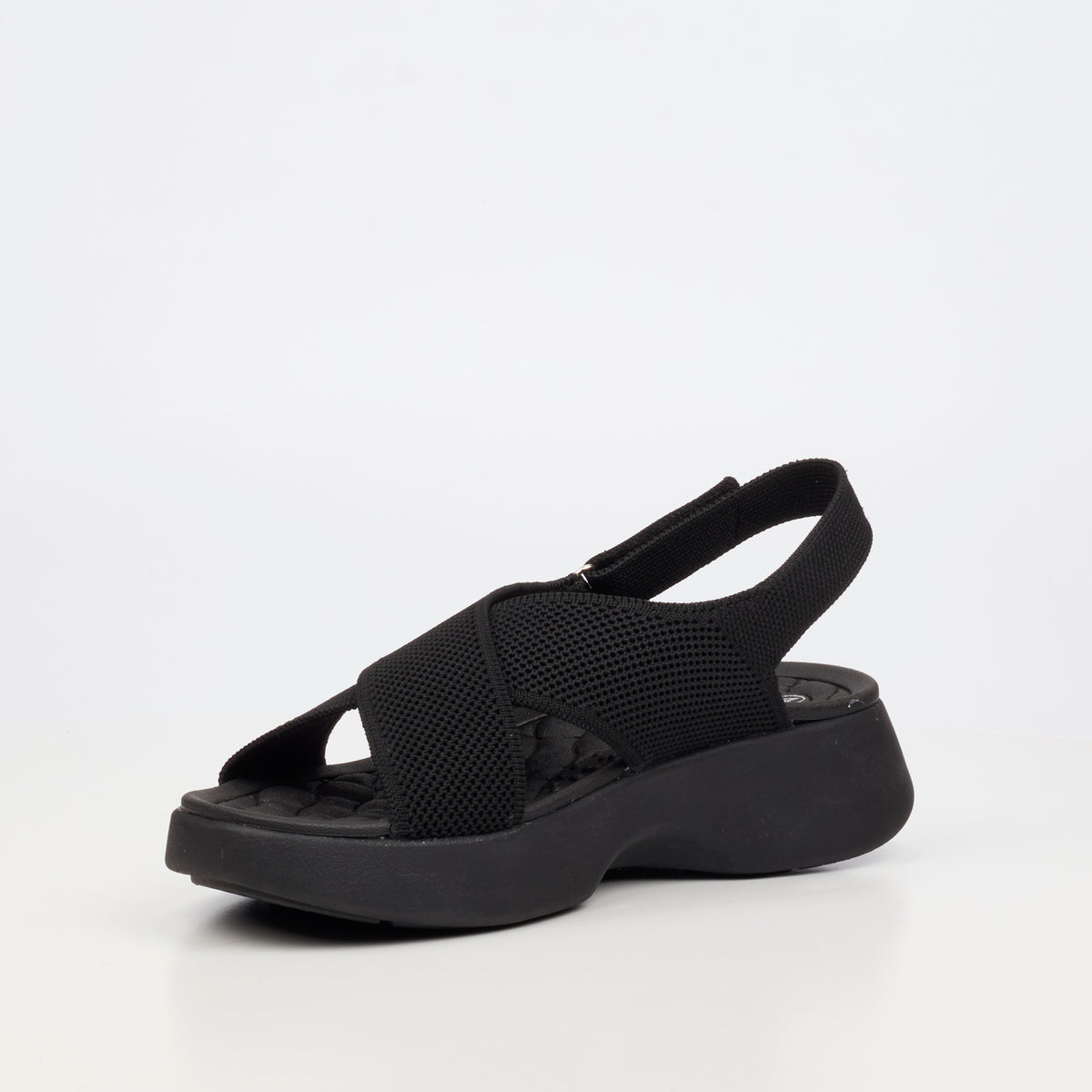 Heart & Sole Mallory 1 Flat Sandals - Black