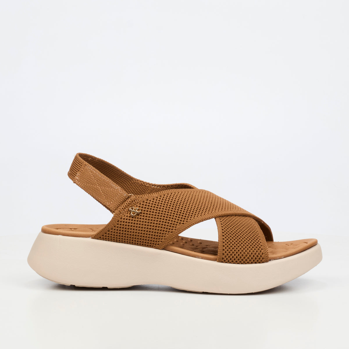 Heart & Sole Mallory 1 Flat Sandals - Camel