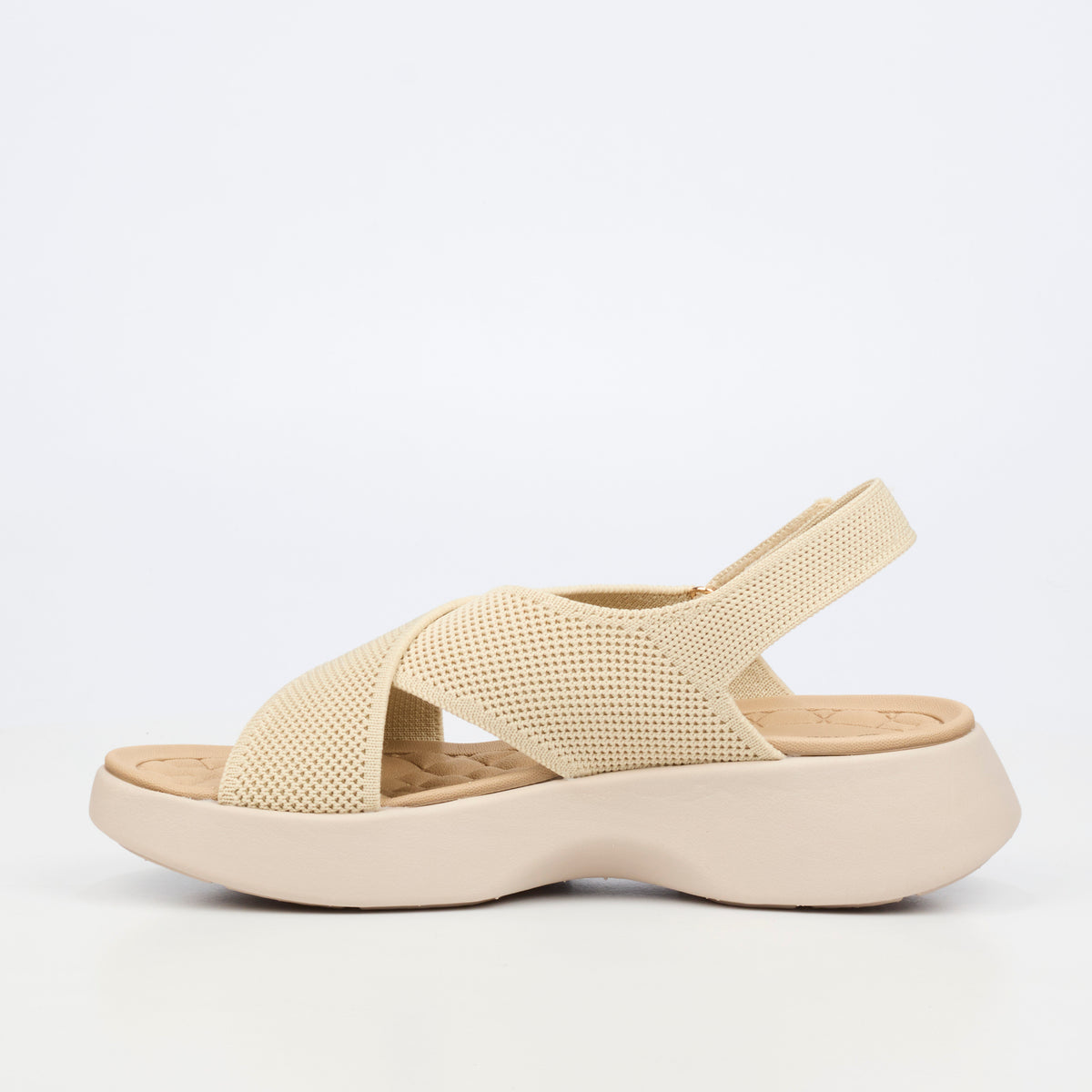 Heart & Sole Mallory 1 Flat Sandals - Ivory