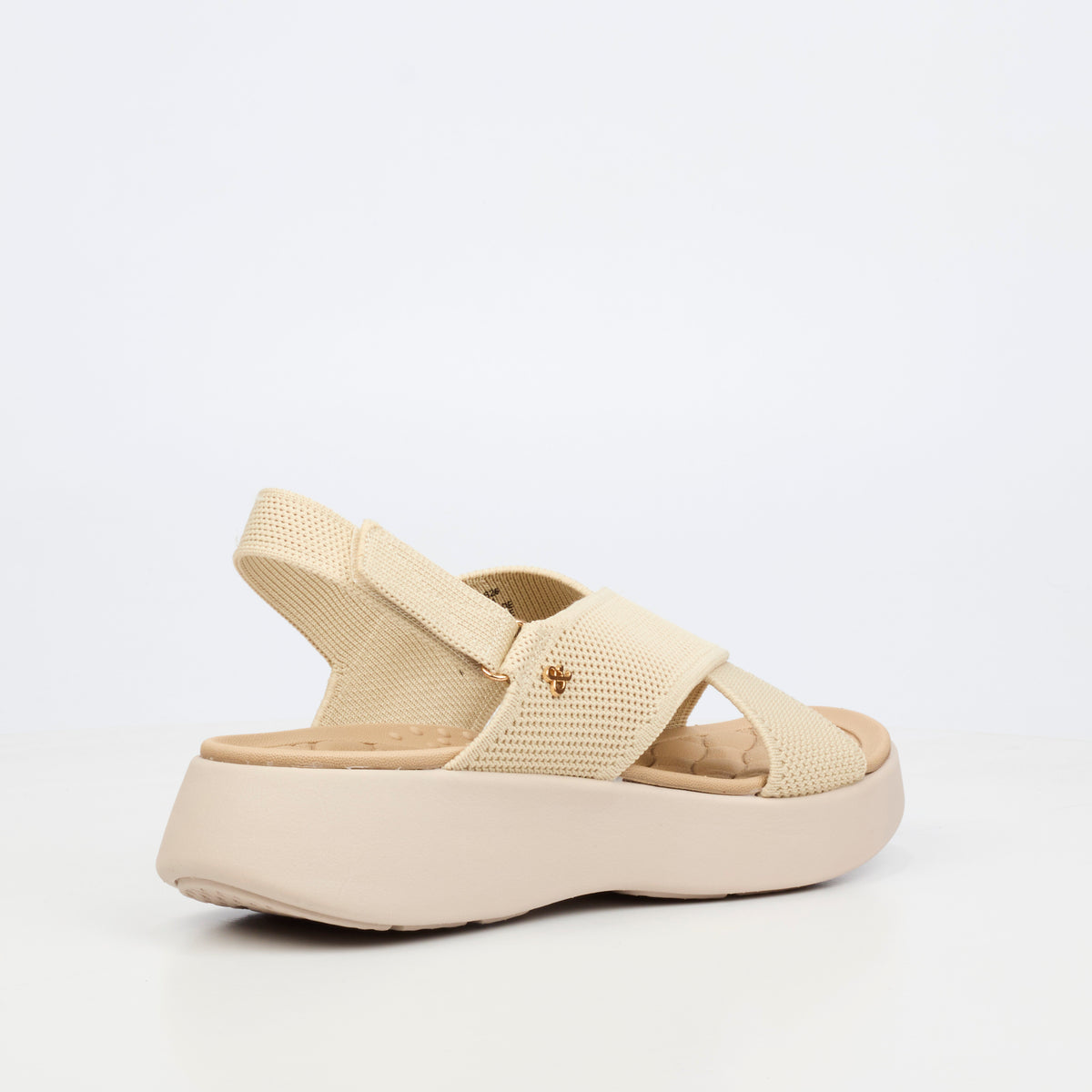 Heart & Sole Mallory 1 Flat Sandals - Ivory