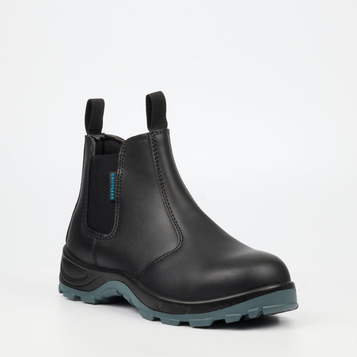 Grittgear Mangano S1 Leather Safety Boot - Black | DC.ONE | DC.ONE