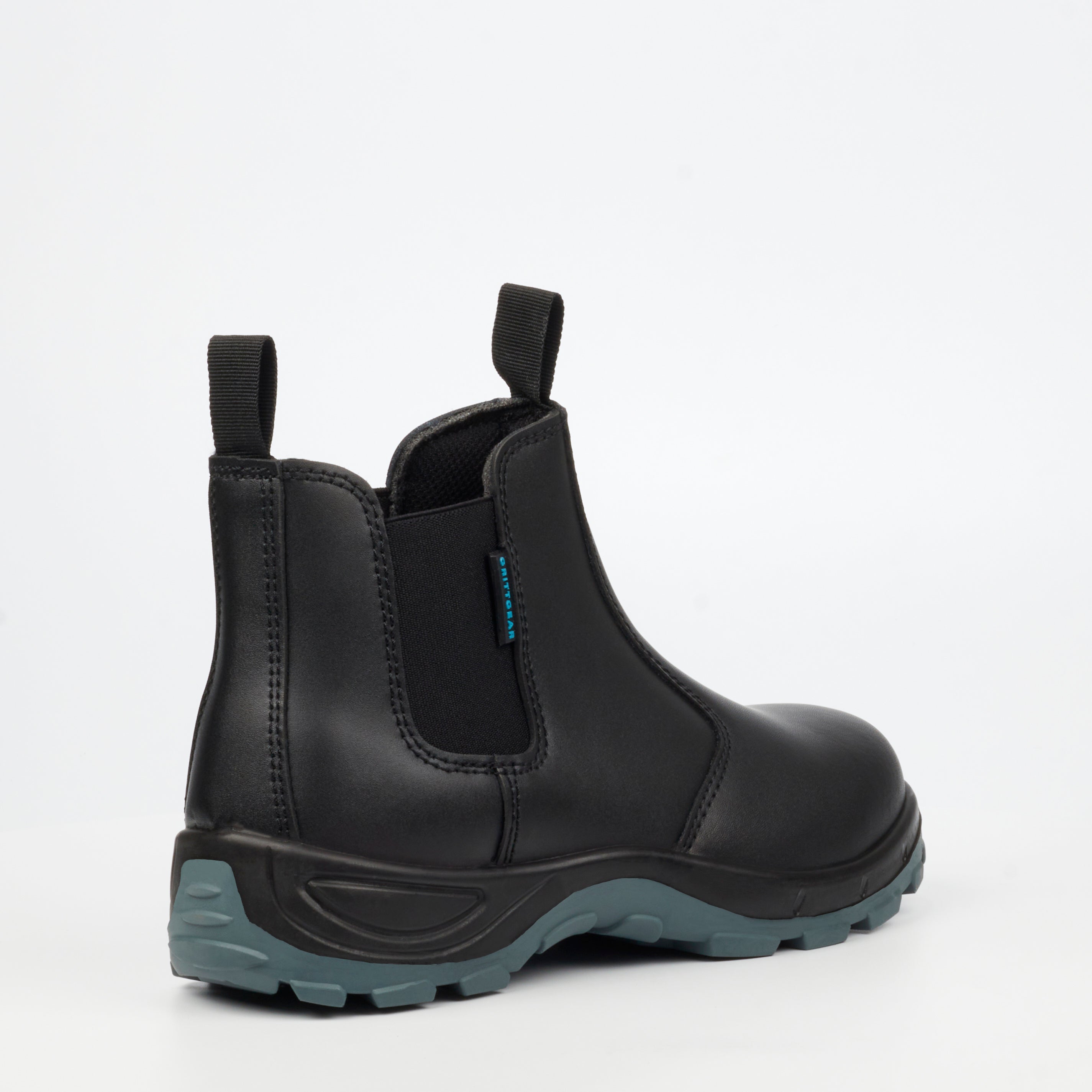 Grittgear Mangano S1 Leather Safety Boot - Black safety Grittgear